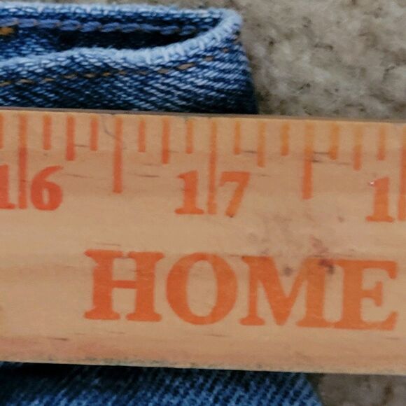 Vtg Jones Sport Jeans Womens 16 (34Wx30.5L) Blue High Waist Mom Jeans 90… - Picture 8 of 13